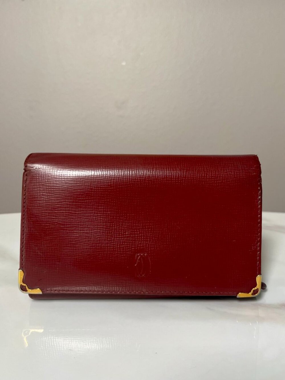 Cartier Must de Cartier Bordeaux Leather Bifold Wallet L3000223